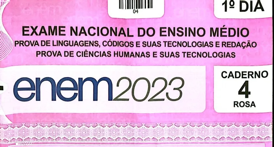 Gabarito enem 2023 prova rosa 1º dia