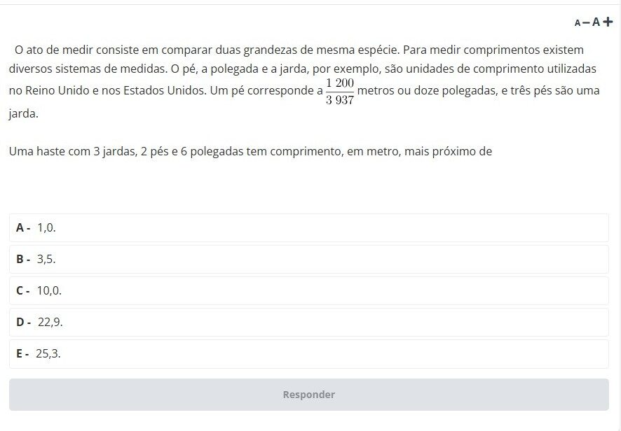 Questão 143 - ENEM PPL 2° Dia 2016