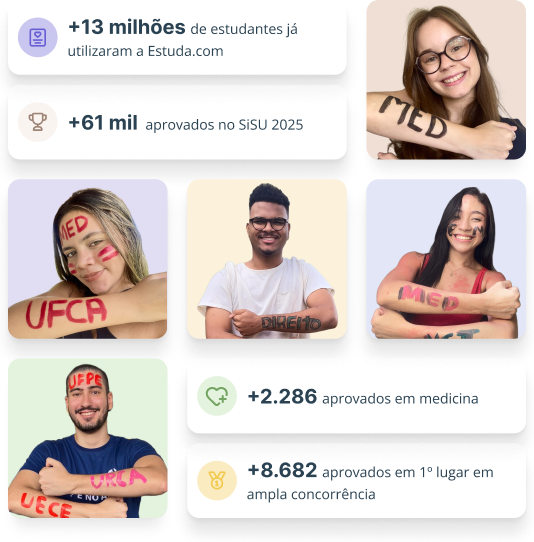 header site prova social e big numbers estudacom