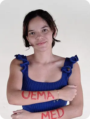 amanda aprovada em medicina na UEMA