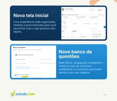 Descubra as 8 novas ferramentas da Estuda.com para revolucionar seus estudos para o ENEM e vestibulares.