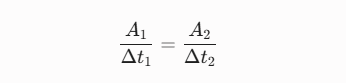 formula segunda lei de kepler